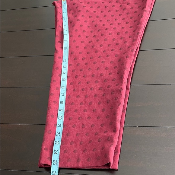 Talbots Burgundy Cropped Pants - Picture 8 of 8